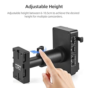 Amazon.com : Andoer V-Lock V Mount Battery Plate to BP-U